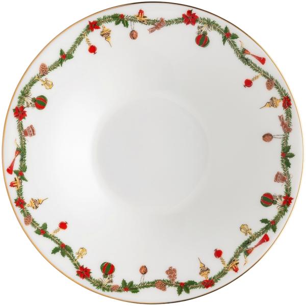 Teller tief 24 cm Nora Christmas Hutschenreuther Suppenteller, Spülmaschinengeeignet