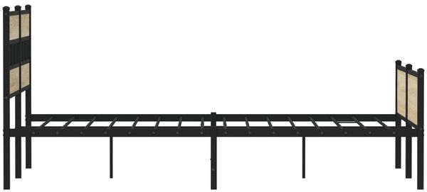 vidaXL Bettgestell ohne Matratze Sonoma-Eiche 140x190 cm Holzwerkstoff 4017290 Bild 5