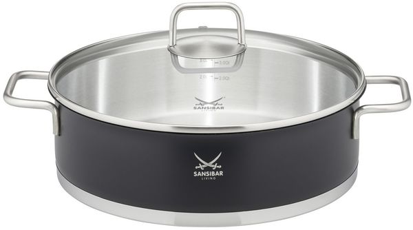 Sansibar Sylt Servierpfanne Servierpfanne SANSIBAR TORLAND DH 28x8.50 cm schwarz