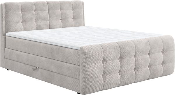 COTTA Boxspringbett Fort mit Bettkasten, inkl. Topper, erhältlich in verschiedenen Breiten (160cm, 180cm & 200cm)