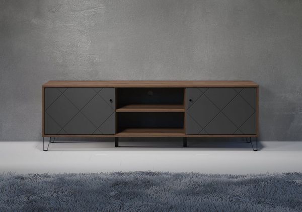 Places of Style Lowboard Molveno (1 St), Kommode, mit strukturierten Fronten, Soft-Close, B 183 cm