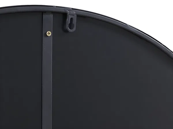 Vente-unique - JAFFREL Spiegel Metall Schwarz - B 5 cm x H 80 cm x L 80 cm Bild 5