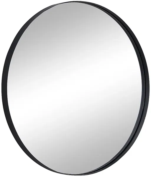 Vente-unique - JAFFREL Spiegel Metall Schwarz - B 5 cm x H 80 cm x L 80 cm Bild 3