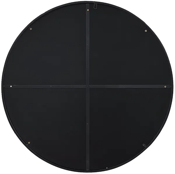 Vente-unique - JAFFREL Spiegel Metall Schwarz - B 5 cm x H 80 cm x L 80 cm Bild 4
