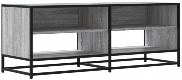 vidaXL TV-Schrank Grau Sonoma 120,5x40x46 cm Holzwerkstoff und Metall 848892
