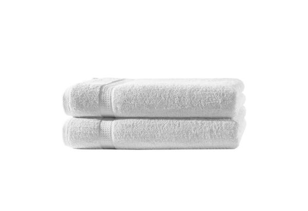 Hometex Premium Textiles Handtuch in Premium Qualität 500 g/m², Feinster Frottier-Stoff 100% Baumwolle, 2x Duschtuch, weich, saugfähig, extra schwer & flauschig - TEST BILD TOP MARKE 2025