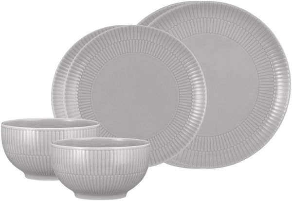 Seltmann Weiden Amina Basic-Set 6-teilig - Silbergrau
