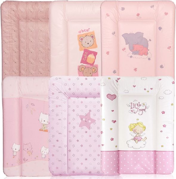 Lorelli Kinder Wickelauflage Softy 50x70 cm waschbar gepolstert erhöhter Rand pink