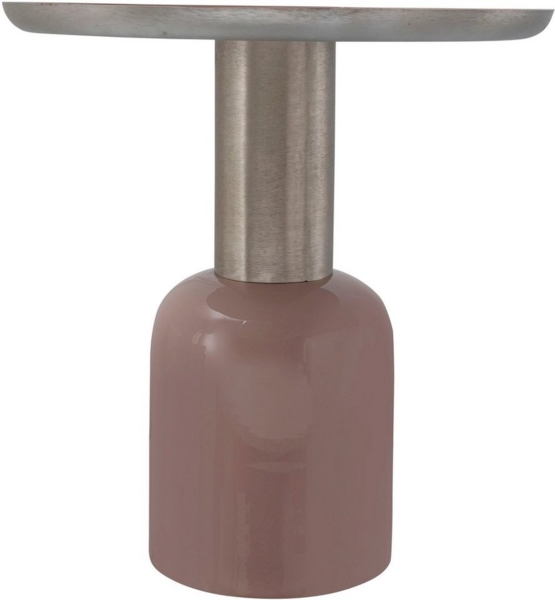 Beistelltisch Art Deco 725 Altrosa / Silber