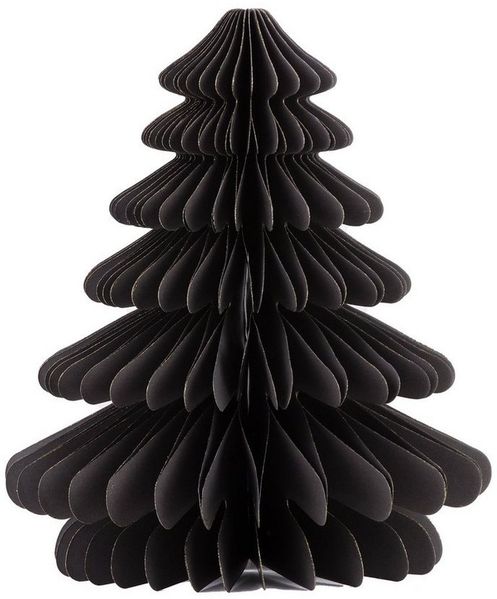 coopz Weihnachtsbaumkugel Papier Tanne Aufsteller rund groß
