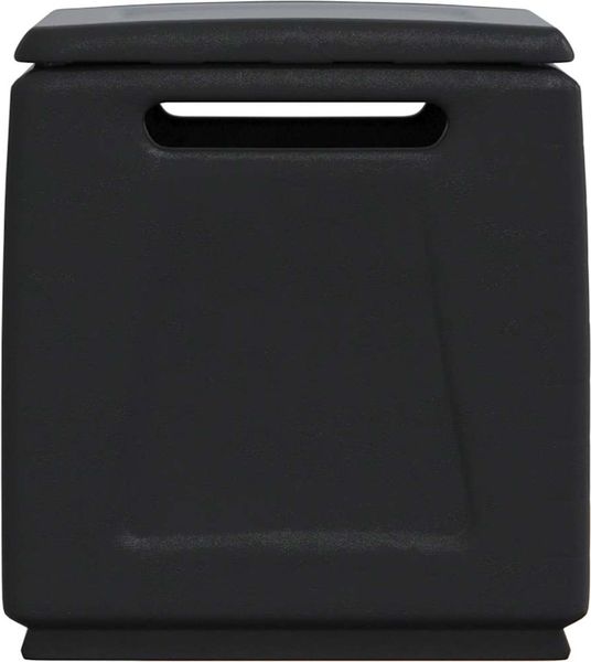 vidaXL Garten-Aufbewahrungsbox 54x53x57 cm 130 L Dunkelgrau Schwarz 151816 Bild 3