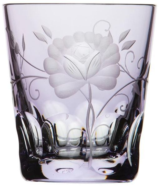 Becher Kristall Rose grey (8,5cm)