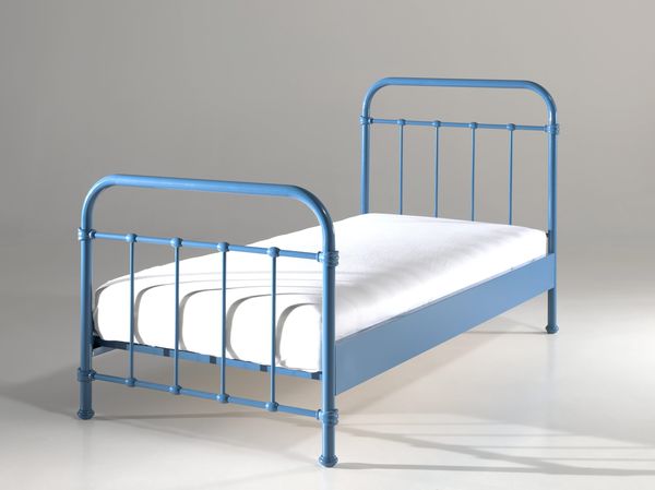 Vipack 'New York' Einzelbett blau, 90x200 cm