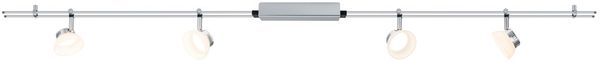 Paulmann Rail Systems DC Set IceLED I 4x4W Chrom matt 230V/12V DC 30VA Metall