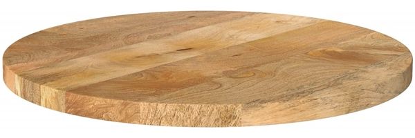 vidaXL Tischplatte Ø 40x3,8 cm Rund Massivholz Mango 370059 Bild 2