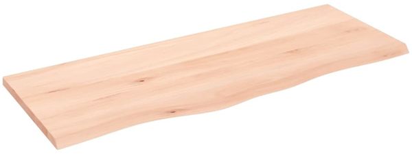 vidaXL Tischplatte 100x40x2 cm Massivholz Eiche Unbehandelt 3156299 Bild 2