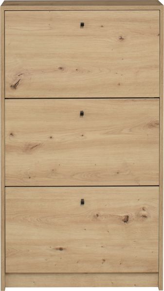 Mäusbacher Schuhkipper in asteiche, Holzwerkstoff - 60 x 104 x 16 cm (BxHxT)