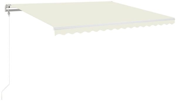vidaXL Automatische Markise mit LED & Windsensor 400x350 cm Creme 3068992 Bild 2