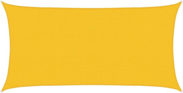vidaXL Sonnensegel Gelb 2 x 6 m HDPE 42032720