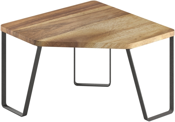 METALTEX 350810000 York LAVA Eckregal mit 1 Etage