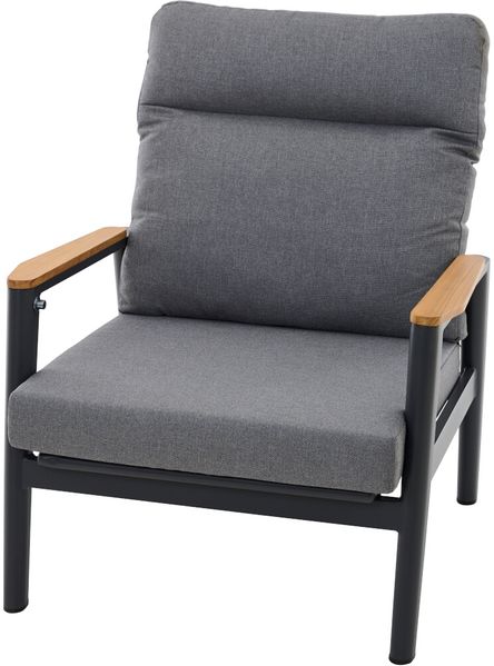 2er Set Siena Garden Cortina Lounge Move Sessel grau
