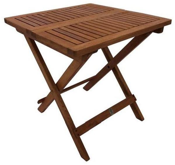 Klapp-Beistelltisch 60x50 cm Eukalyptus