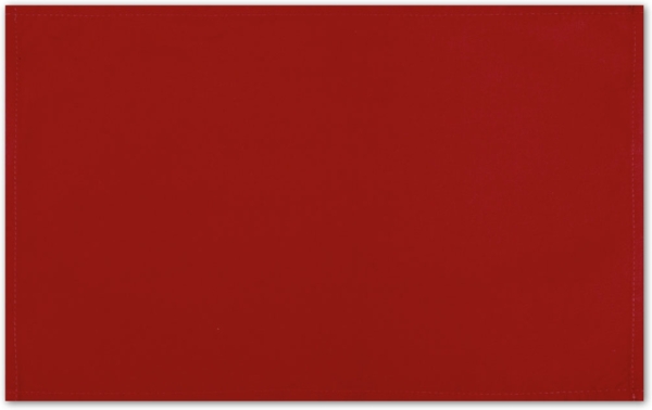 1 Stück Tischsets Platzset Tischuntersetzer Platzdeckchen Tischdeko Tischmatte Essensunterlage Maße 30x45 cm, Farbe: rot - karminrot