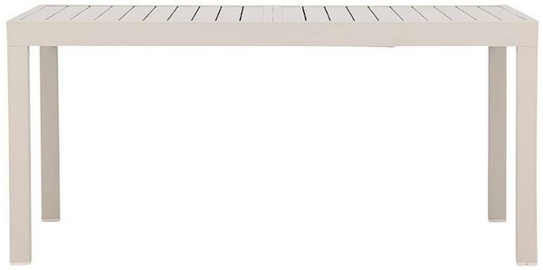 ebuy24 Gartentisch Capo Gartentisch mit Auszug 160/240 cm beige.