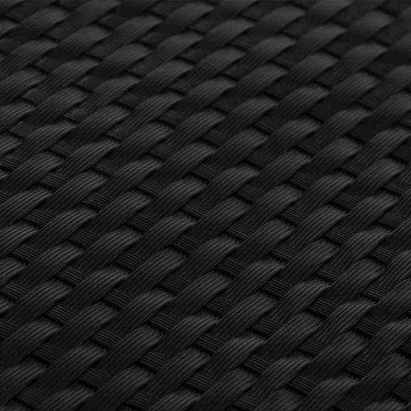 vidaXL Balkon-Sichtschutz Schwarz 400x80 cm Poly Rattan 156298 Bild 6