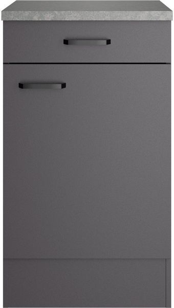 OPTIFIT Unterschrank OPTImulti Breite 50 cm, Tiefe 60 cm, mit 1 Tür, 1 Schubkasten, 1 Einlegeboden