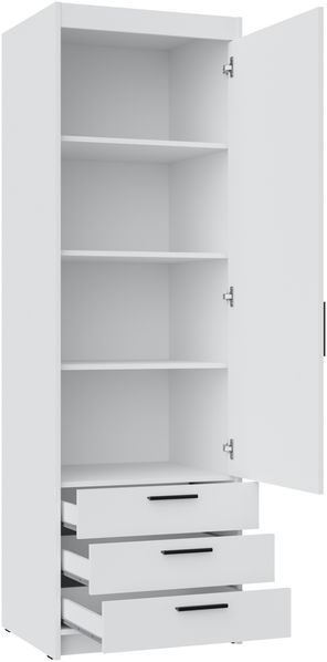 AX LIVING Schlafzimmer Schrank Storicos 1T3S Sonoma Eiche 59,9cm breit Bild 3