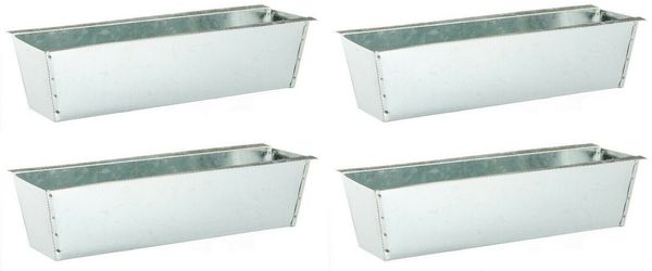 Meinposten Blumenkasten Pflanzkästen Palette Paletten Pflanzkasten Palettenbeet Blumenkasten (Spar-Set, 4 St, 2er Set, 4er Set, 6er Set, 12er Set), Einsatz für Europaletten