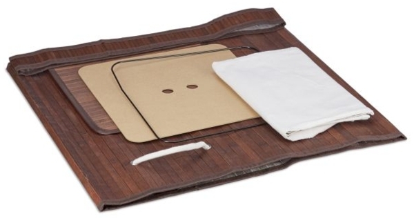 2 x Faltbarer Wäschekorb Bambus braun Bild 8