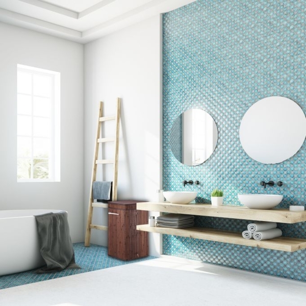 2 x Faltbarer Wäschekorb Bambus braun Bild 2