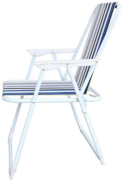 INDA-Exclusiv Klappstuhl Campingstuhl Klappstuhl Regiestuhl Gartenstuhl Outdoor Ocean gestreift