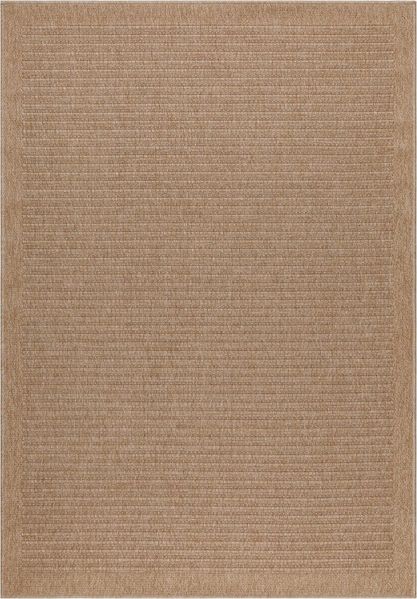 Teppium Teppich Vintage Design, Rechteckig, Höhe: 5 mm, Outdoor Teppich Vintage Design Natur Optik für Küche Balkon Terrasse