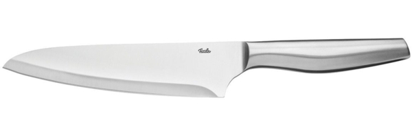 Fissler Kochmesser Essential, Lange breite Klinge, Halbkropf, gewichteter Griff