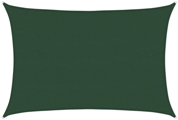 vidaXL Sonnensegel 160 g/m² Dunkelgrün 5x7 m HDPE 311467