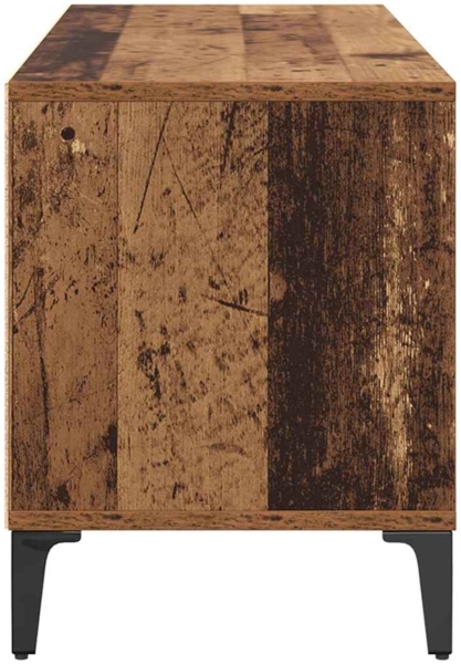 vidaXL TV-Schränk Altholz 100 x 34,5 x 44,5 cm Verbundholz und Eisen 881468 Bild 6