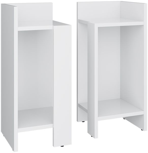 Nachttisch Lenar Weiß 2er-Set Vicco