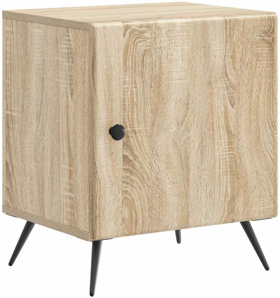 vidaXL Nachttisch Sonoma-Eiche 43 x 34,5 x 50 cm Holzwerkstoff 895489