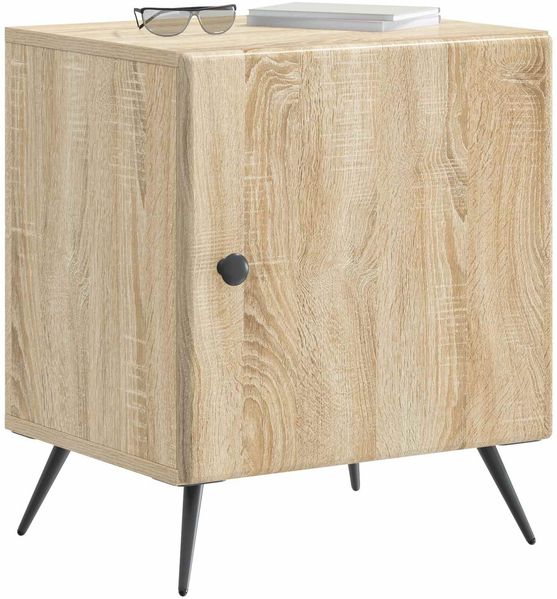 vidaXL Nachttisch Sonoma-Eiche 43 x 34,5 x 50 cm Holzwerkstoff 895489 Bild 2