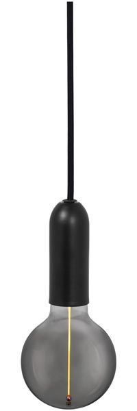 Osram Vintage 1906® Pendelleuchte ROUND E27, schwarz, max. 25W (LED 15W), E27 Sockel, runder Baldachin, Innenraum-Pendelleuchte, Kombination mit 1906 Vintage-Lampen, Kombination mit smarten Lampen