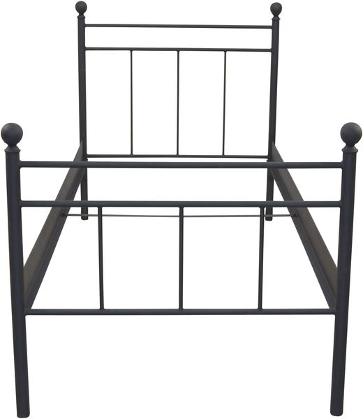 Metallbett 90x200 Schwarz – Stabil, Modern, Hochwertig | Bettgestell pulverbeschichtet Bild 3
