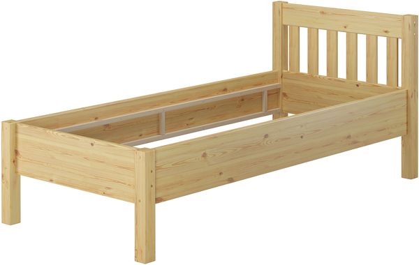 Hohes Holzbett 100x200 breites Seniorenbett Einzelbett V-60. 55-10 Bild 3