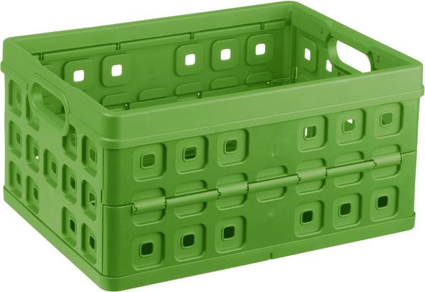 Sunware Klappbox Square 32 L grün Einkaufsbox Einkaufskorb