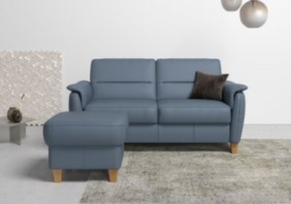 Home affaire 2,5-Sitzer Palmera, Federkern-Polsterung, Steckvorrichtung für 2 Kopfstützen (optional) Bild 6