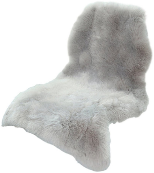 OKWISH Fellteppich Hochflor Teppich Wohnzimmerteppich Schlafzimmerteppich, fellförmig, Höhe: 60 mm, Teppiche für Bettvorleger 60*100 CM Shaggy Bild 1