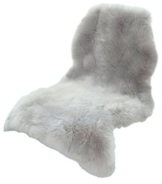 OKWISH Fellteppich Hochflor Teppich Wohnzimmerteppich Schlafzimmerteppich, fellförmig, Höhe: 60 mm, Teppiche für Bettvorleger 60*100 CM Shaggy Bild 6