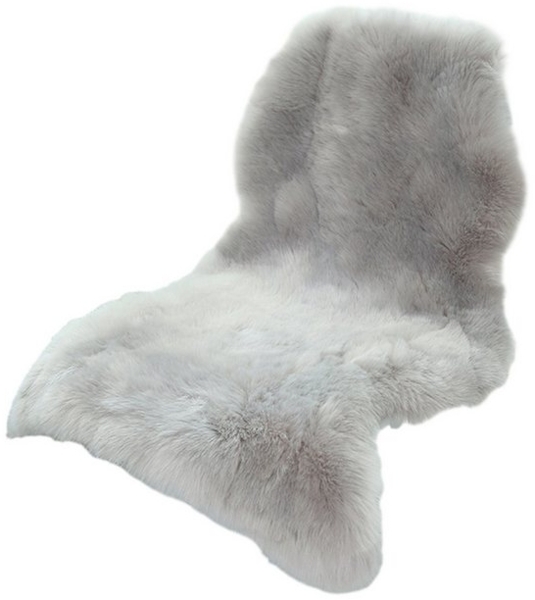 OKWISH Fellteppich Hochflor Teppich Wohnzimmerteppich Schlafzimmerteppich, fellförmig, Höhe: 60 mm, Teppiche für Bettvorleger 60*100 CM Shaggy Bild 4